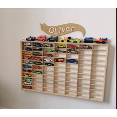 Półka na autka /resoraki typu HOT WHEELS do montażu